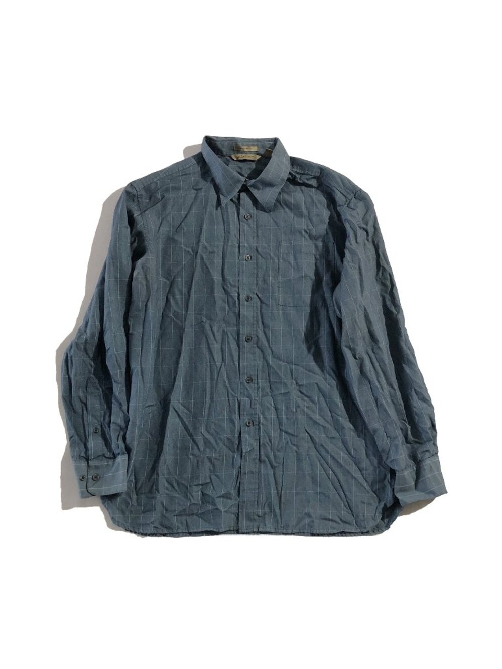 Vtg Axist Button Down Collared Shirt Mens Size XL Blue Surf Soft Long Sleeve